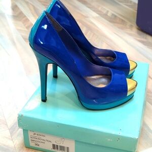 Blue Jessica Simpson heels